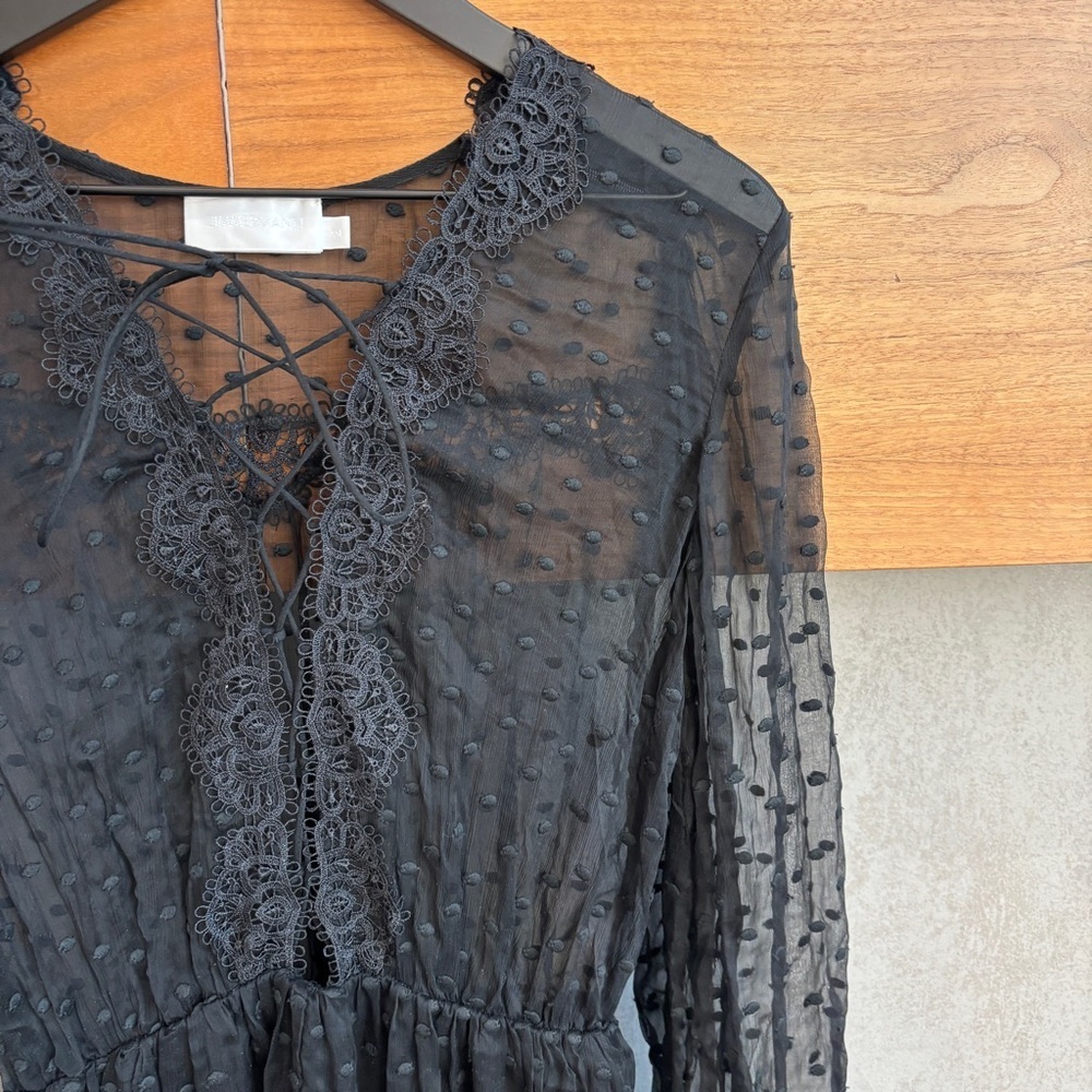 ZIMMERMANN Oleander Lattice Romper, Size 2 - Picture 11 of 16